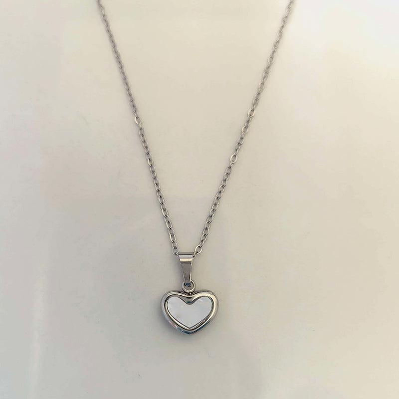 Collier Pendentif Acrylique & Acier Inoxydable – 6 Modèles – vue 2