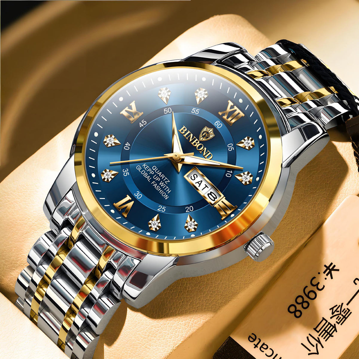 Montre Quartz Binbang – Modèles Homme & Femme – vue 2