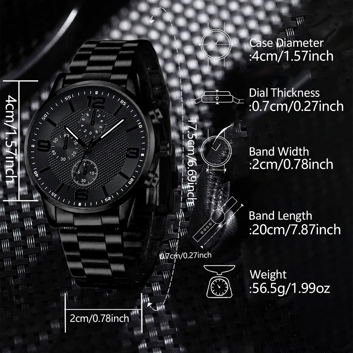 Coffret Homme Montre & Bijoux – Jusqu’à 4 Pièces – vue 4