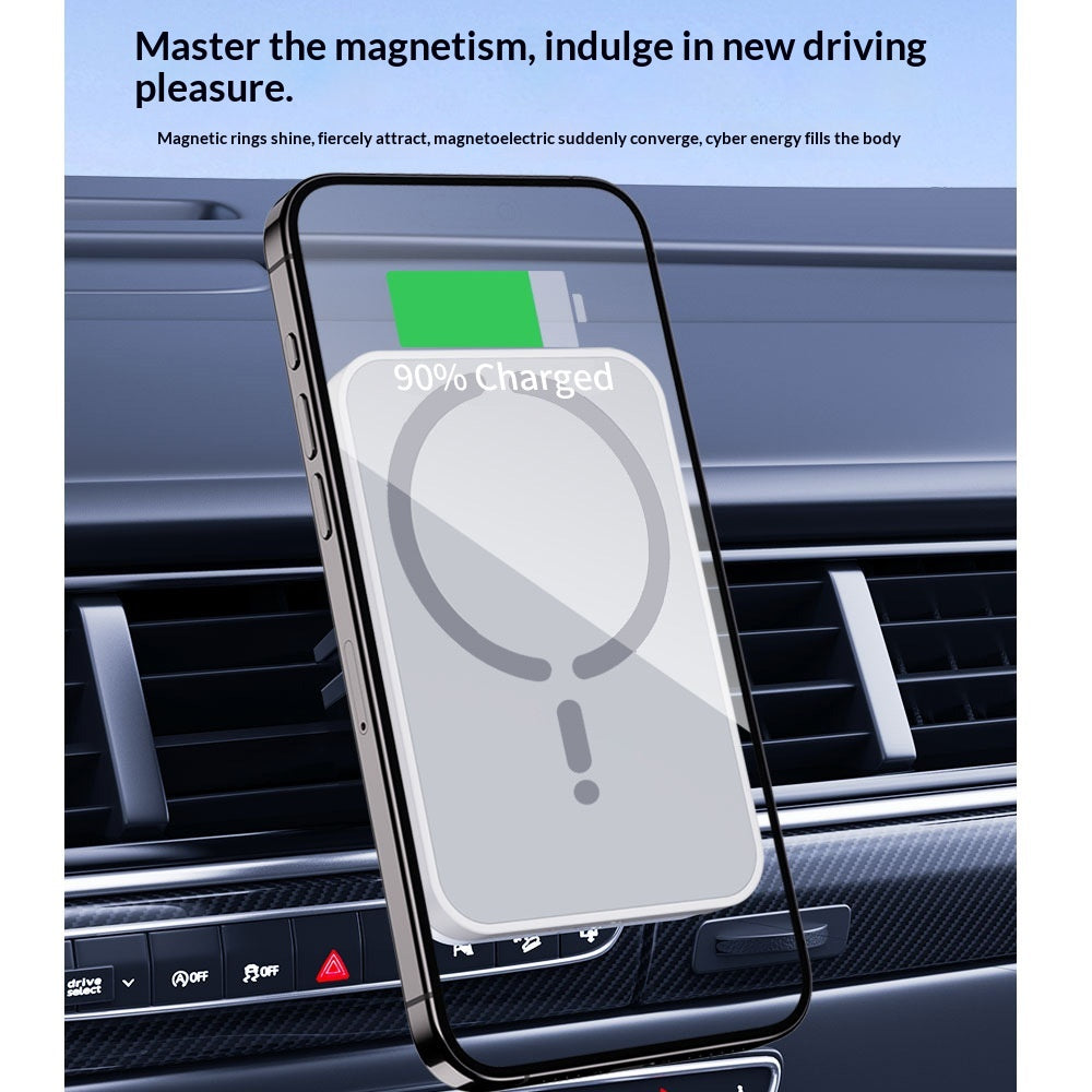 Support magnétique voiture avec recharge sans fil – vue du produit