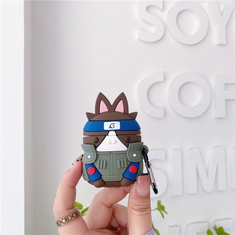 Kakashi Meow Earphone Case
